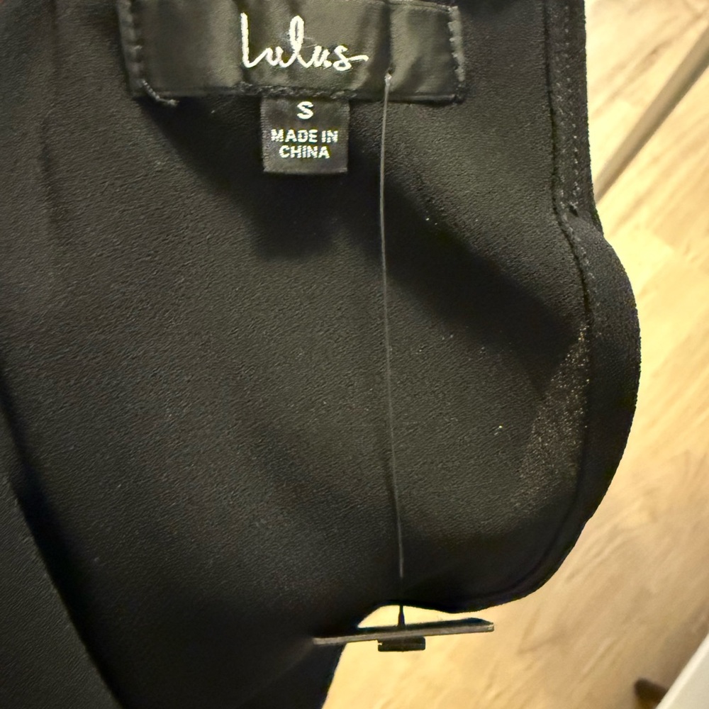 NWT Lulu’s Elegant Black Jumpsuit - Small - Picture 9 of 10
